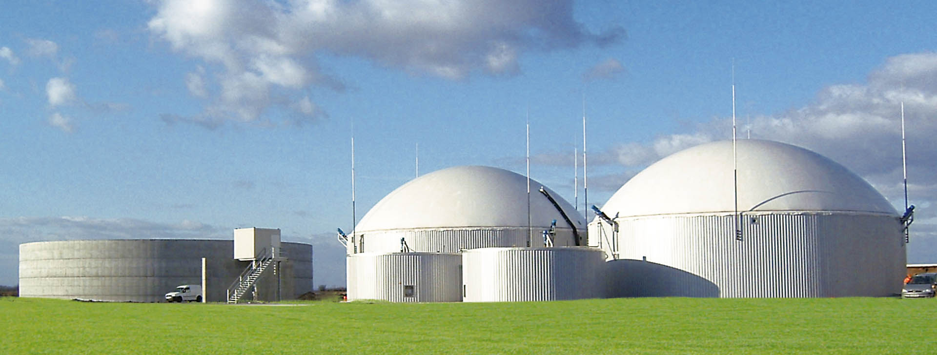 Biogasanlage mit Endlager