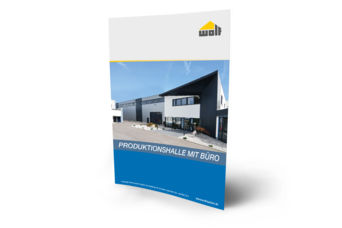Flyer Produktionshalle
