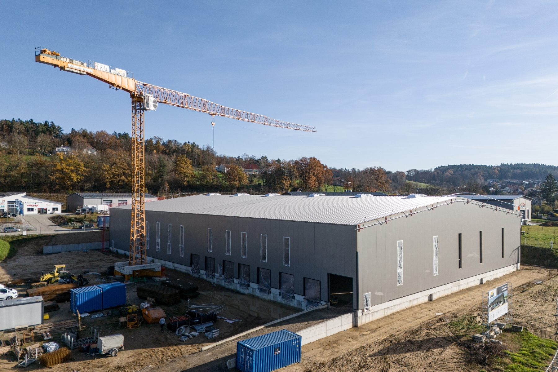 graue Fassade