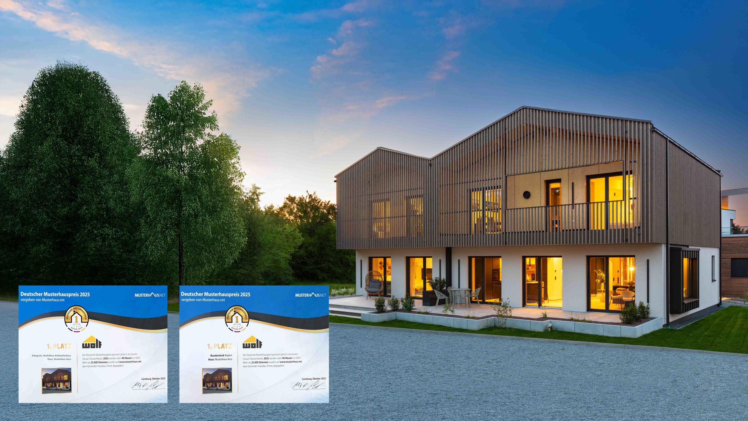 Wolf System Musterhaus Arco in Poing mit Preisen