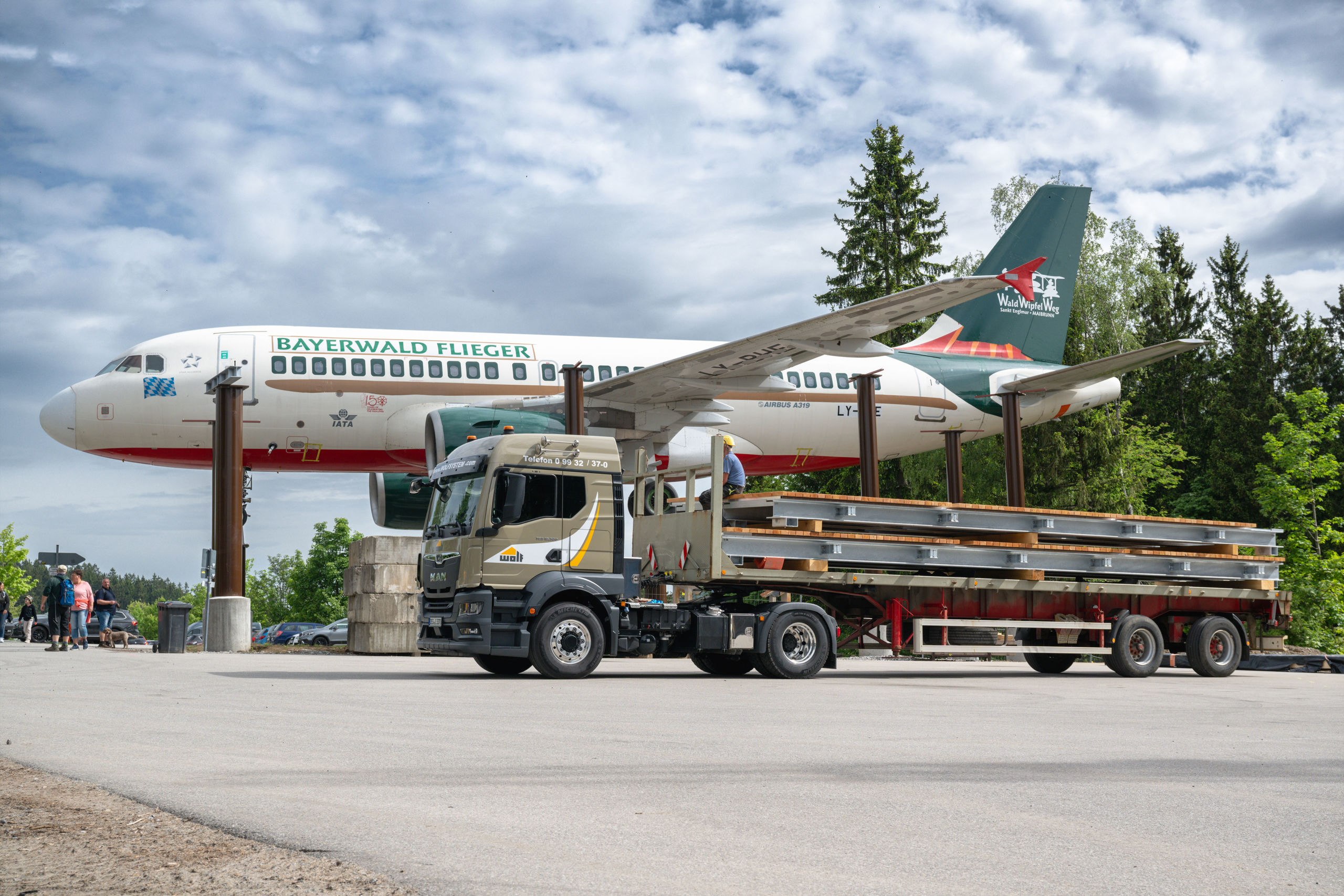 Rahmensysteme der Parkplatzüberdachung