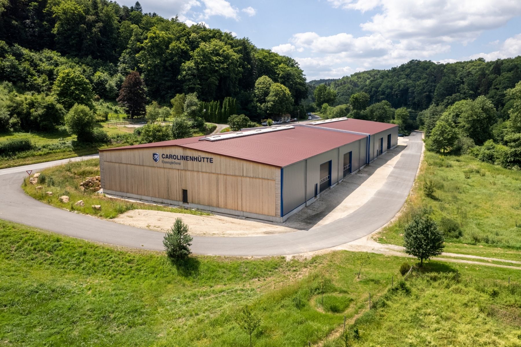 Lagerhalle Milchviehstall mit Cafe