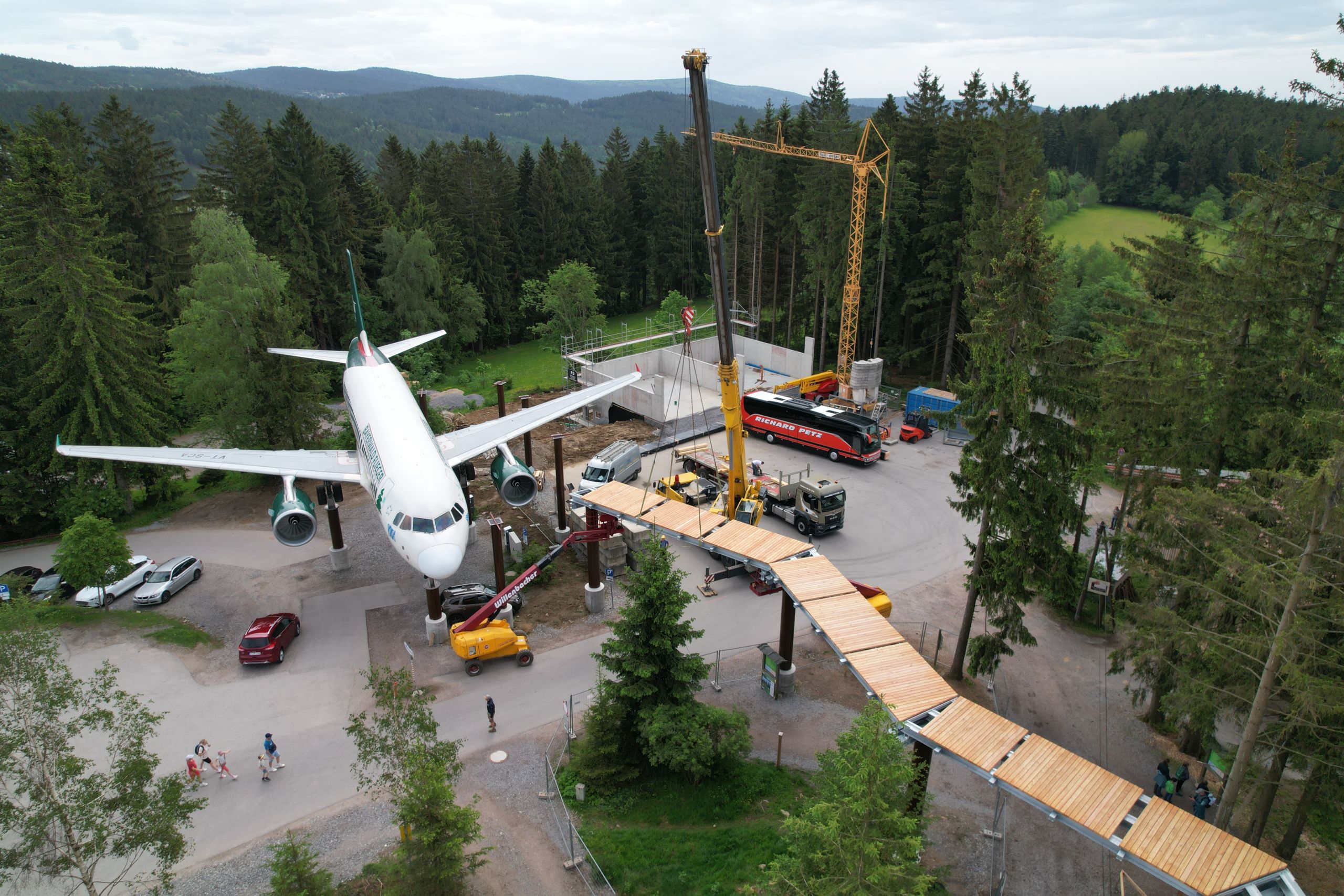 Baustellenübersicht Carport