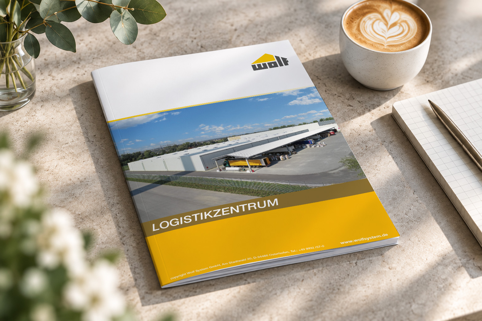 Flyer Logistikzentrum