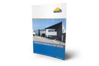 Flyer Produktionshalle