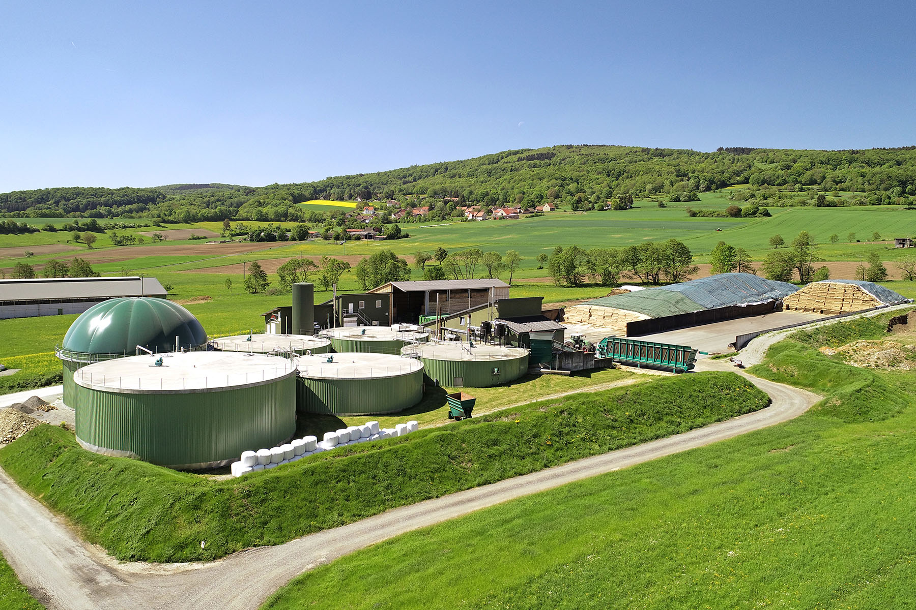 Biogasanlage aus Beton
