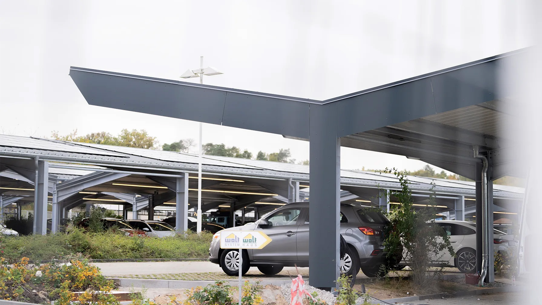 Wolf Carport Systeme aus Stahl 