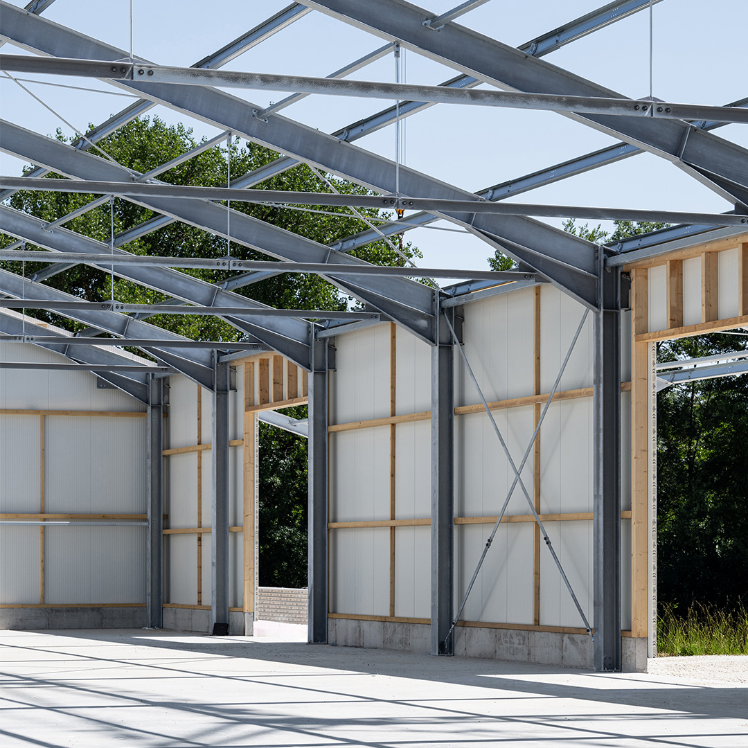 Konstruktion der Halle Stahl-BSH