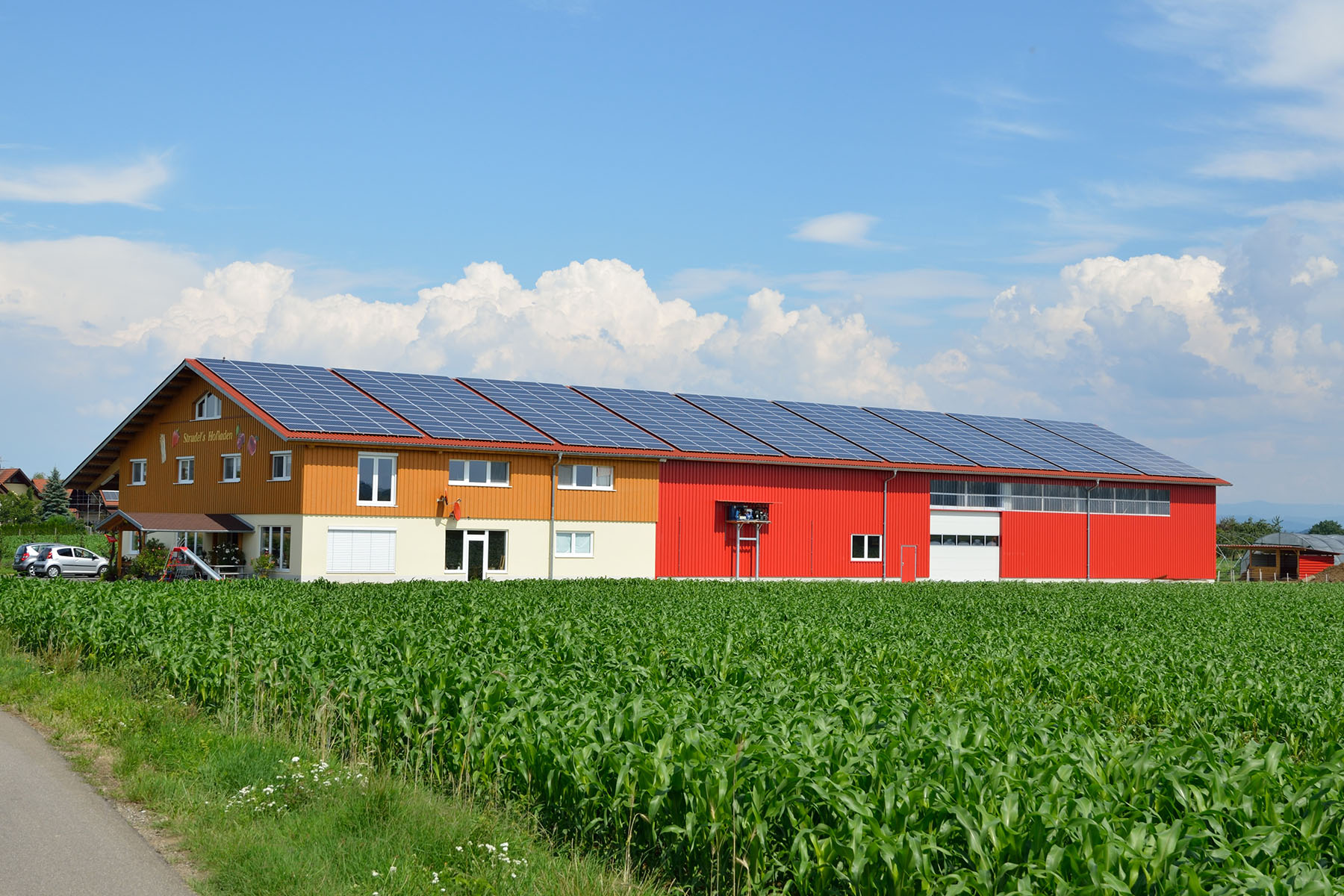 Kühlhalle mit Büro