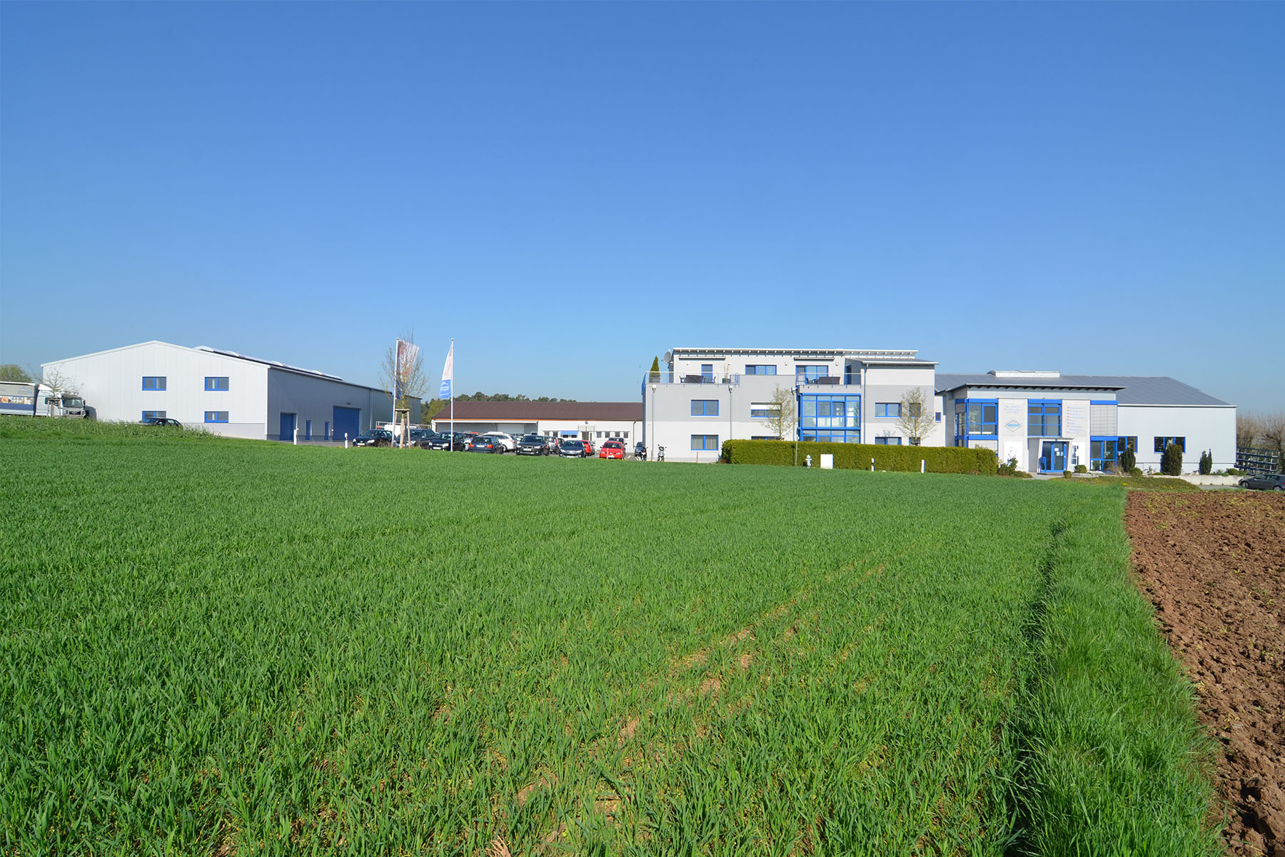 Lagerhalle mit Sandwichverkleidung