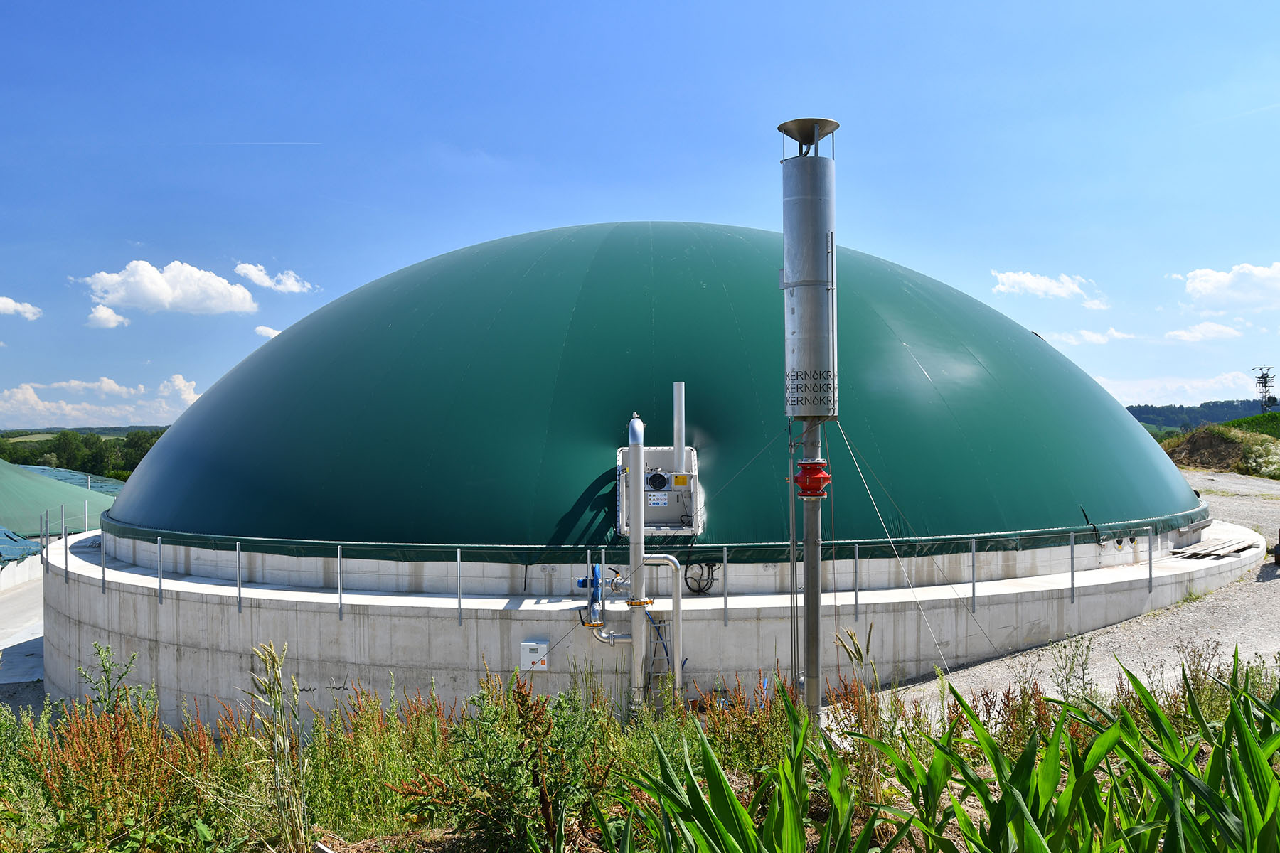 Biogasbehälter aus Beton