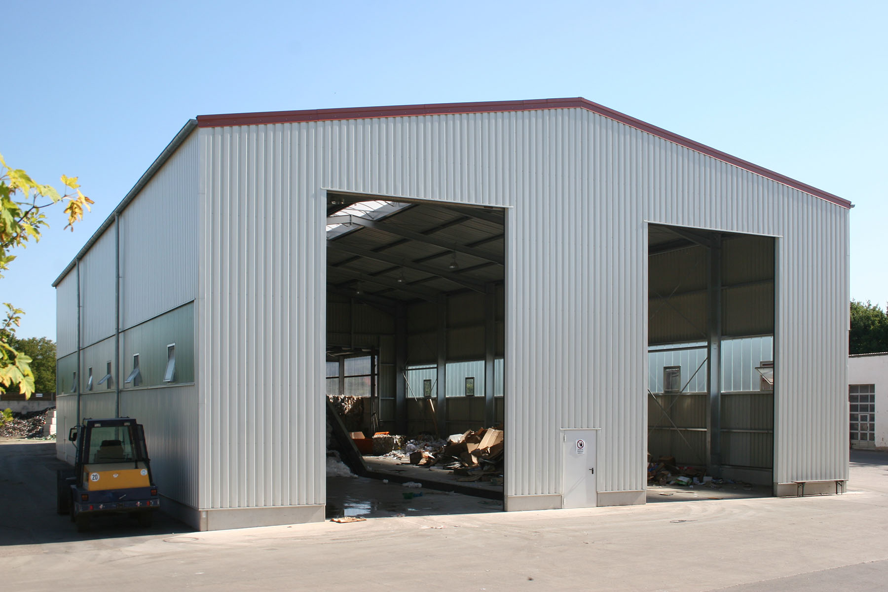 Papiersortierhalle